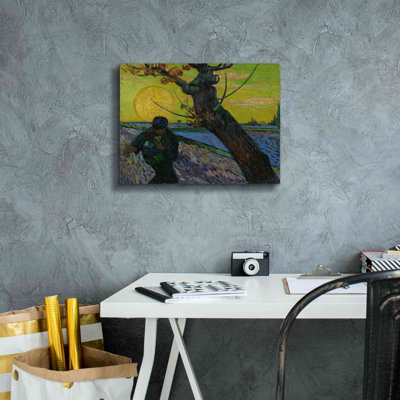 'The Sower' by Vincent Van Gogh, Giclee Canvas Wall Art