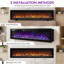 Advait Electric Fireplace For Recessed Or Wall Mount Installation-93509099