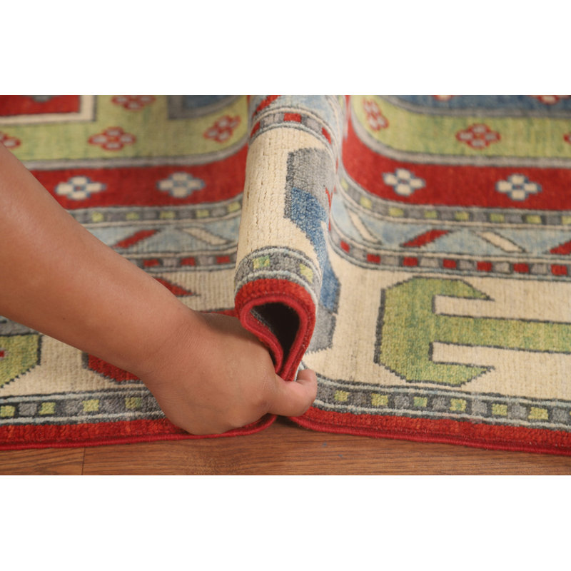 Tapis oriental géométrique Kazak 6