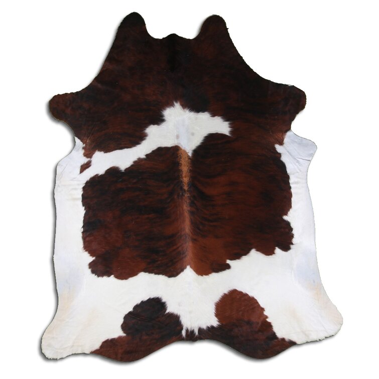 Cowhide Brown/White