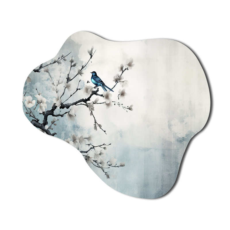Belmont - nuage asiatique, art mural en métal, sculpture murale asymétrique, H 22 po x l 30 po