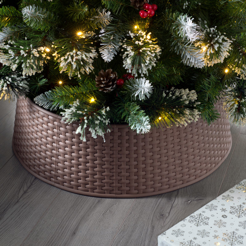 Plastic Tree Collar, Brown