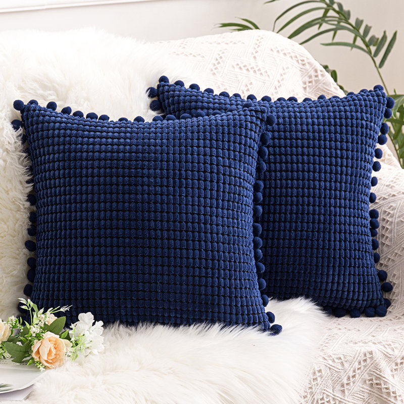 Housse de coussin Desray 2, Marine