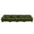 Velours vert olive sélectionné