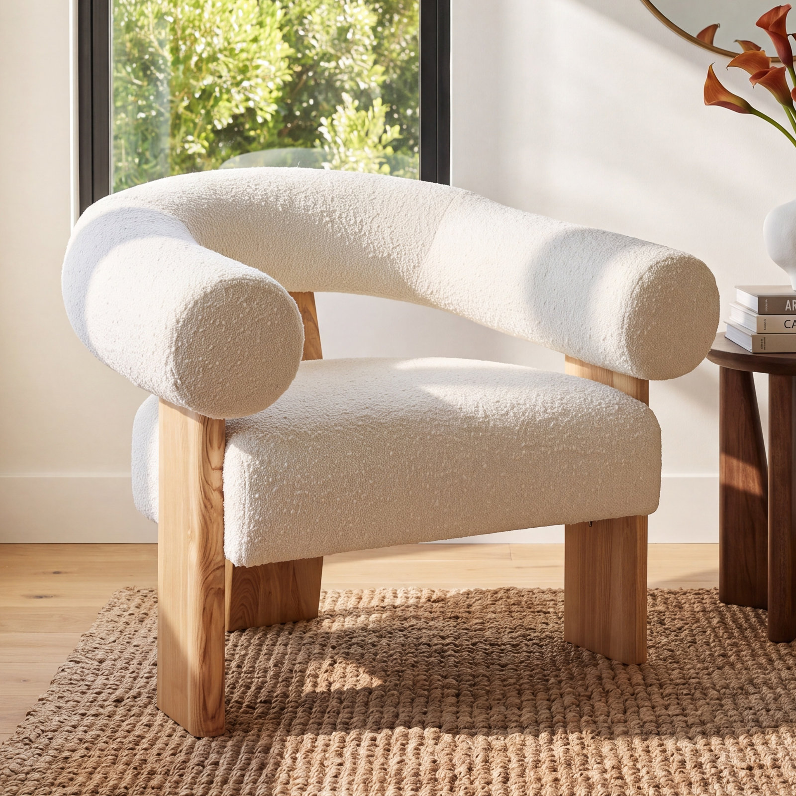 Gomez Upholstered Barrel Chair