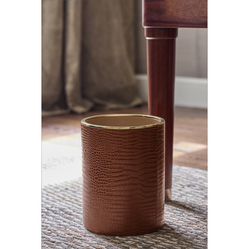 Classic 3 Gallons Waste Bin, Chestnut