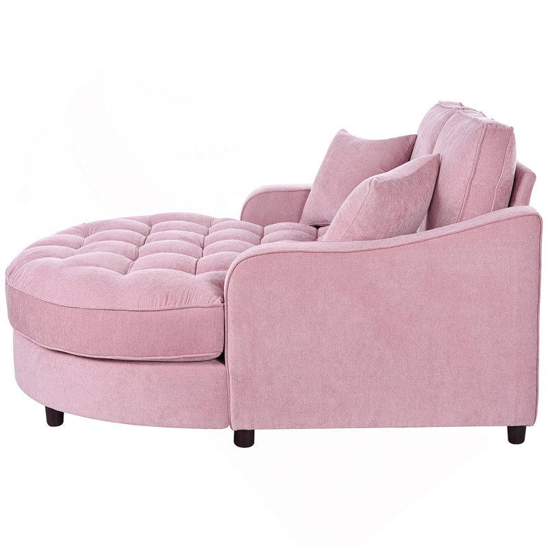 Luxueux canapé-lit en chenille pour une détente ultime