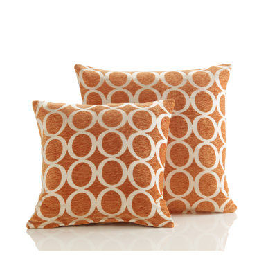 Broward Feathers Geometric Cushion with Filling