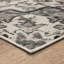 Tapis gris à motif floral médaillon Manoel-194629639