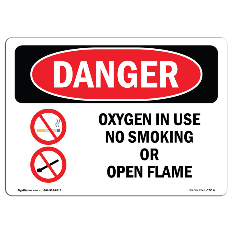Signe de danger, H 12 po x l 18 po x P 0,1 po