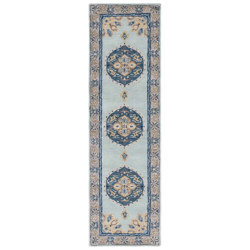 Rafael Hand Tufted Wool Oriental Rug, Runner 2'3" x 8'