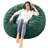 Memory Foam Filled Bean Bag Chair with Soft Removeable Cover-136237010-136237017