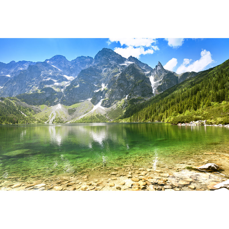Lake In Tatra Mountains by Gosiek-B - Wrapped Canvas Print, 61cm H x 91cm W x 3.8cm D