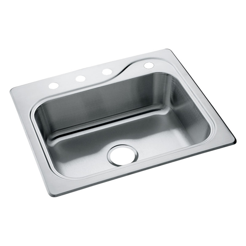 Southhaven 25 in. L Stainless Steel Drop-In Single Basin Kitchen Sink