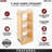 Rev-A-Shelf Wood Wall Pullout Organizer with Ball-Bearing Soft-Close for 30-Inch Height Kitchen Cabinets-87351668