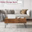 Darlene Lift Top Four Leg Coffee Table with Storage
