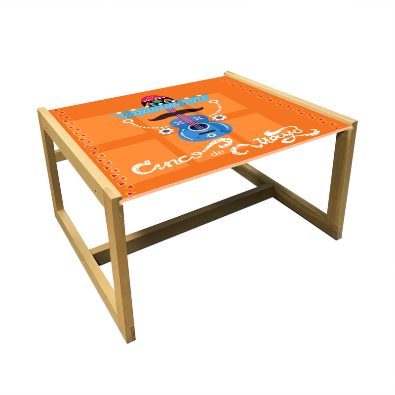 Brandi Sled Coffee Table, 40cm H x 74cm W x 62cm D