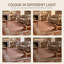 Tapis d'intérieur en terre cuite Usak Traditional Allover-462617124