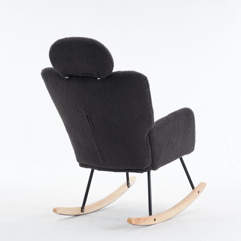 Teddy Rocking Chair, Dark Grey