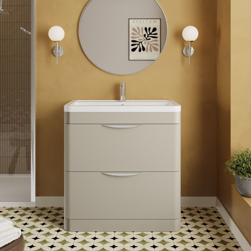 Parade 810 mm Bathroom Vanity, Pebble Grey