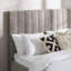 Aviyah Upholstered Bed Frame - Grey   -848390062