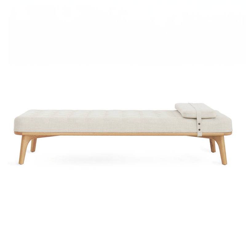 Utility Daybed, L493 Sanfor Nickel 3475/Natural Walnut