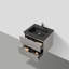 Meuble-lavabo mural simple 24 po avec comptoir en quartz Lecio-1290688651