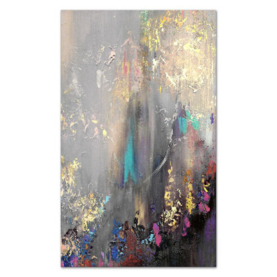 Abstraction - Wrapped Canvas Painting