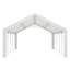 Abri de fête extérieur 16 x 32 pi - Parois latérales imperméables et amovibles et 3 sacs de rangement pour une grande base stable pour la cour, événements