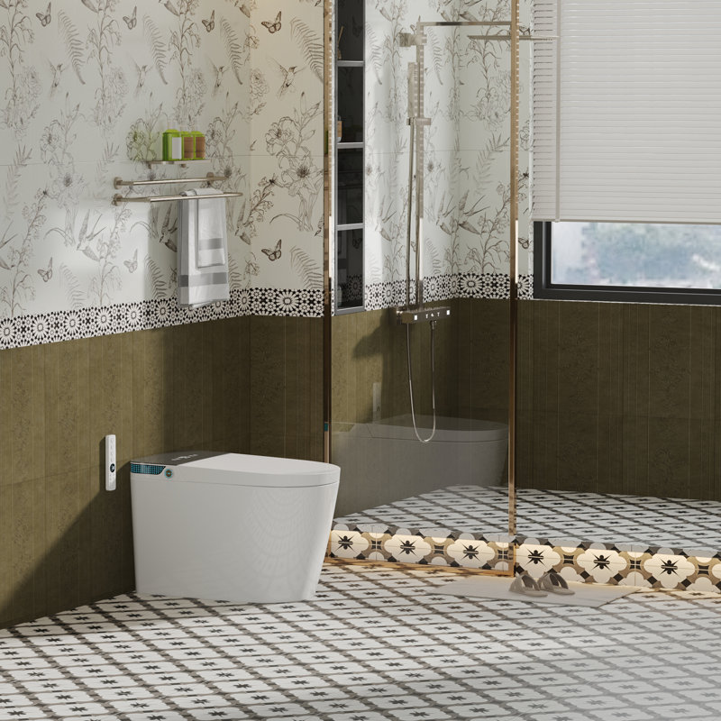 Toilette allongée et silencieuse Yulika Smart