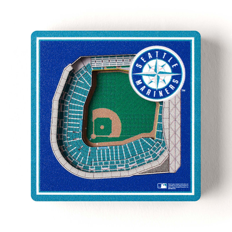 YouTheFan Wood Magnetic & Lettering, MLB Seattle Mariners
