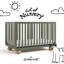 Lit de bébé convertible 5-en-1 Amalfi Deluxe avec garde-corps en prime-116273622-122026935