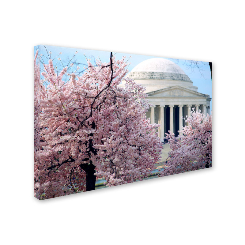 Nartuni "Cherry Blossoms 2014-7", reproduction de photo sur toile tendue, H 30 po x l 47 po x P 2 po