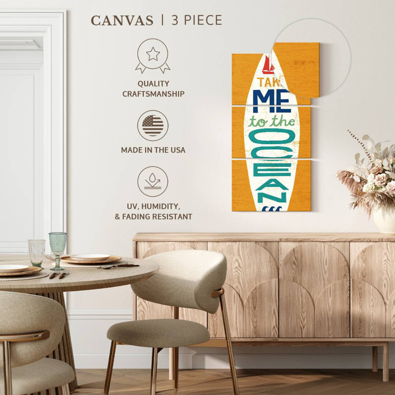 Planche de surf Beach Bums I, H 52 po x l 24 po