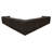 Julian L-Shaped Sectional Deep Brown-1908772413