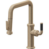 Descanso Kitchen Pull-Down Kitchen Faucet with Squeeze Sprayer - Quad Spout