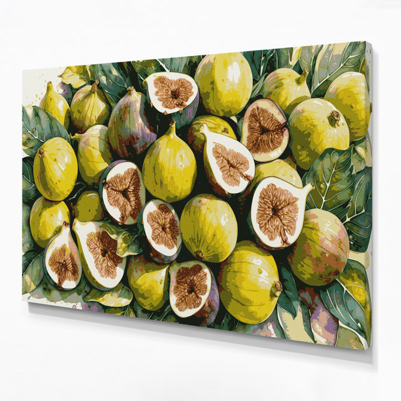«Fruit Fig Kadota», art mural sur toile, H 20 po x l 30 po