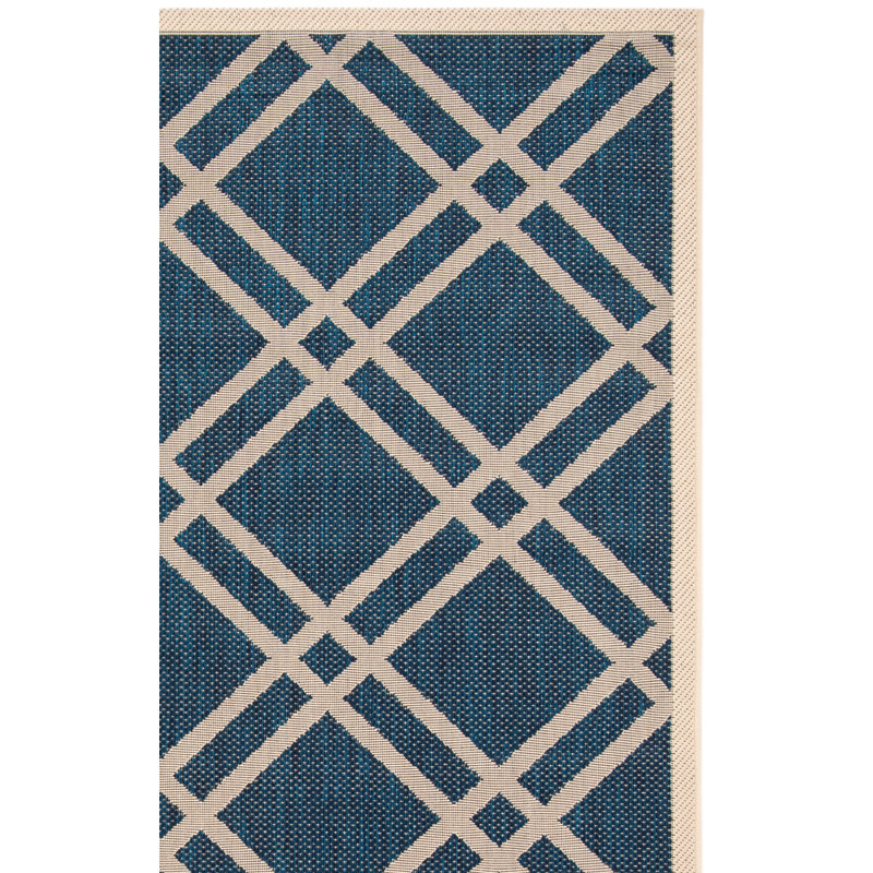 Tapis d'intérieur / extérieur à motif géométrique Vondrus Performance, Rectangle 9 pi x 12 pi