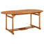 Steeves 7 Piece Garden Dining Set 180x90x75 cm Solid Wood Acacia