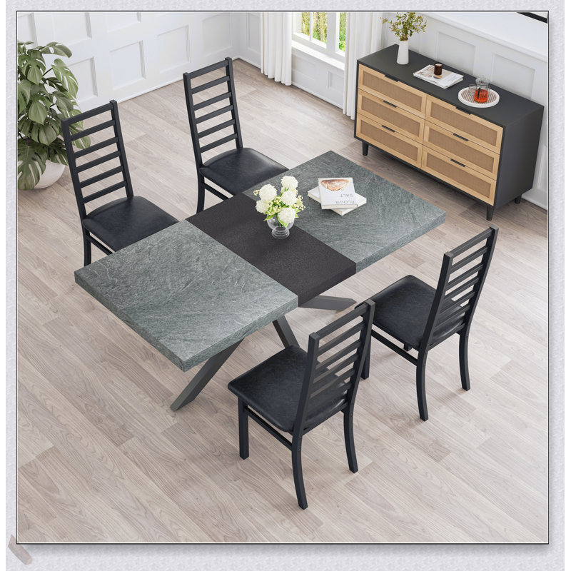 Ensemble de 4 tables de salle à manger Retro Retro