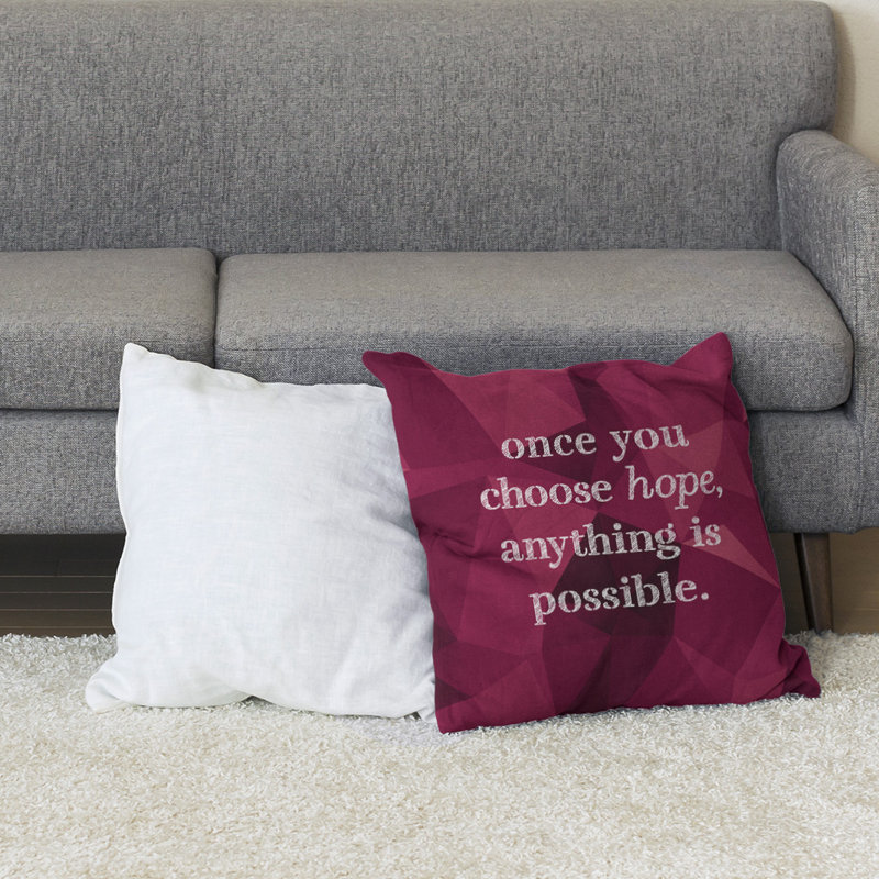 Coussin de sol pierres précieuses choisissez Hope, 40 po x 40 po, Spinelle