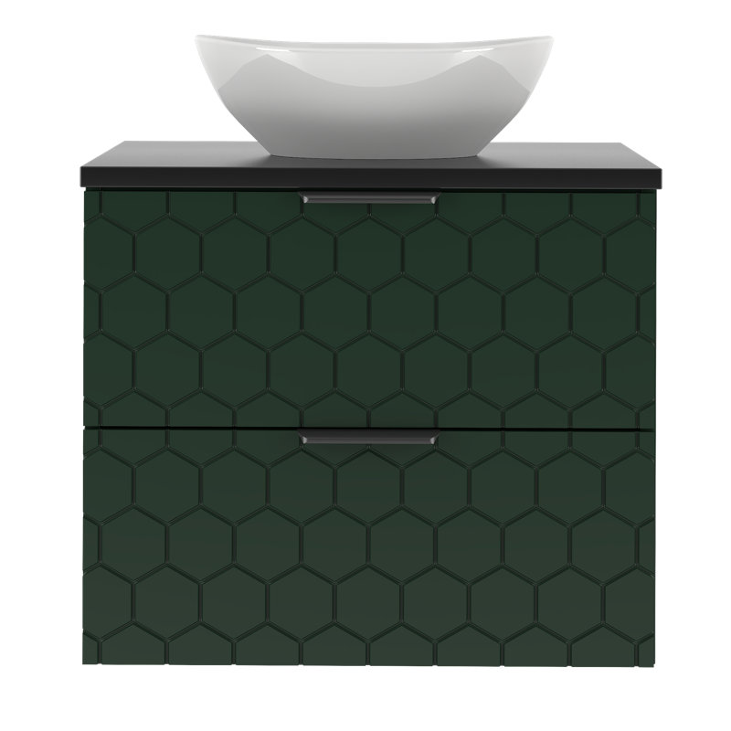 61mm Single Bathroom Vanity with Ceramic Basin
