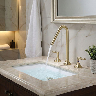 Widespread 2-handle Bathroom Faucet