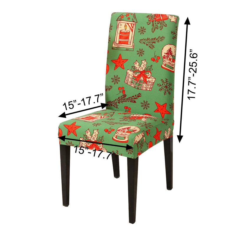 Housse pour chaise de salle à manger, Cadeau vert