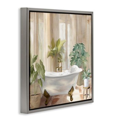 Cadre flottant pour plantes de salle de bain Serenity, design par Kim Allen