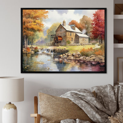 Ohio campagne charmante sur toile