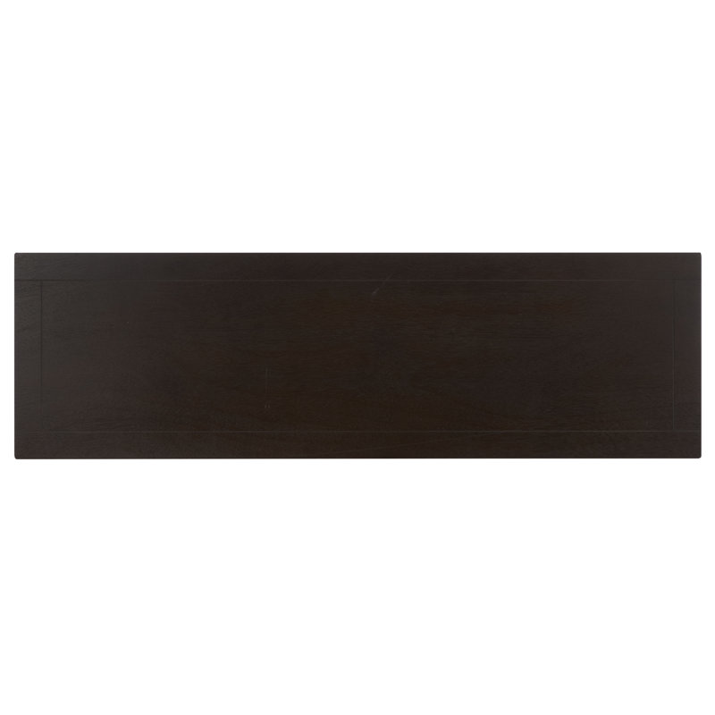 Painswick 44.5" Solid Wood Console Table, Dark Chocolate
