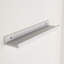 Dura Floating Display Shelf, Lipped Design, Foil-Wrapped Finish-67063326-67063328