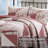 Premium King Size Cotton Bedding Set, Blush Multi, Reversible Comfort