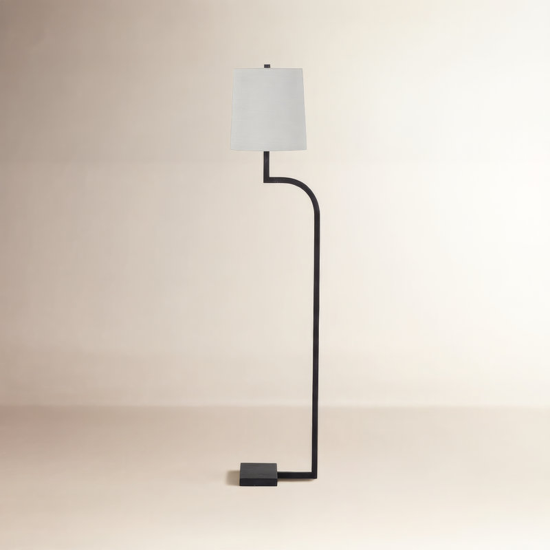 Hawthorne 53" Floor Lamp, Rusty Black, 100 W